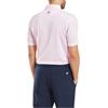 FootJoy Gents Figure Print Lisle Polo Shirt White - Pink - Lemonade