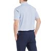 FootJoy Gents Flower Bud Foulard Lisle Polo Shirt Skyway