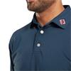 FootJoy Gents Stretch Pique Solid Polo Shirt Dark Denim