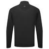 FootJoy Gents Drirelease Button Placket Sweater Black