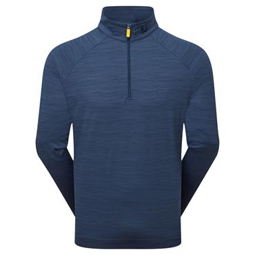 FootJoy Gents Wave Jacquard Chill-Out Top Navy