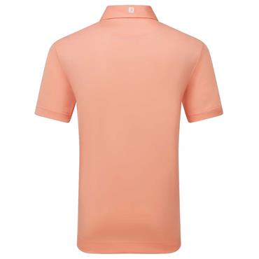 FootJoy Gents Stretch Pique Solid Polo Shirt Papaya
