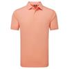 FootJoy Gents Stretch Pique Solid Polo Shirt Papaya