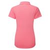 FootJoy Ladies Jacquard Polo Shirt Pink Lemonade