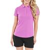 FootJoy Ladies Jacquard Polo Shirt Berry