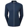 FootJoy Ladies Embossed Full-Zip Midlayer Navy