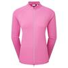 FootJoy Ladies Embossed Full-Zip Midlayer Berry