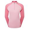 FootJoy Ladies ¼ Zip Midlayer Pink Lemonade