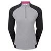 FootJoy Ladies 1/4 Zip Midlayer Black