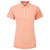 FootJoy Ladies Stretch Pique Solid Polo Shirt Papaya