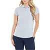 FootJoy Ladies Cap Sleeve Lisle Polo Shirt Skyway