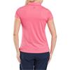 FootJoy Ladies Painted Floral Cap Sleeve Lisle Polo Shirt Pink Lemonade