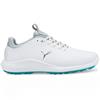 Puma Ladies Ignite Pro Shoes White - Silver - Blue