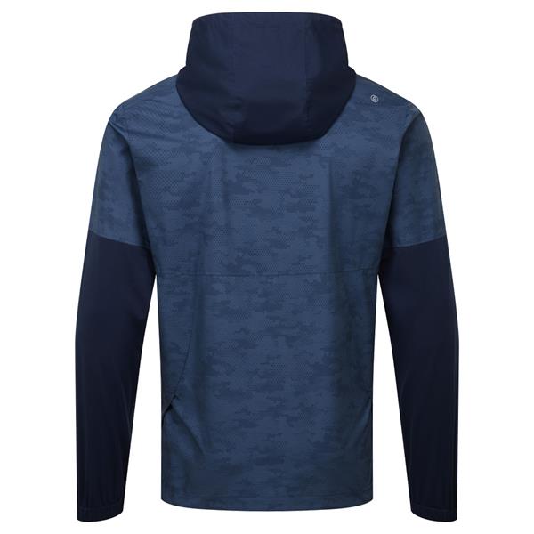 FootJoy Gents HydroLite X Hoodie Navy Camo - Main Image
