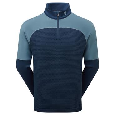 FootJoy Gents ThermoSeries Jacquard Midlayer Navy - Slate