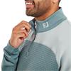 FootJoy Gents ThermoSeries Jacquard Midlayer Grey - Green