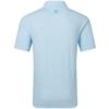 FootJoy Gents Scallop Geo Pique Polo Shirt Blue Reef