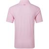 FootJoy Gents Scallop Geo Pique Polo Shirt Pink Pop
