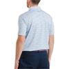 FootJoy Gents Hidden Palm P Lisle Polo Shirt Chambray White