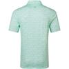 FootJoy Gents Hidden Palm P Lisle Polo Shirt Sea Glass White