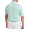 FootJoy Gents Hidden Palm P Lisle Polo Shirt Sea Glass White