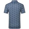 FootJoy Gents Hidden Palm P Lisle Polo Shirt Navy White