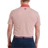 FootJoy Gents Feeder Stripe Pique Polo Shirt Nantucket Red