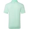 FootJoy Gents Feeder Stripe Pique Polo Shirt Sea Glass