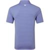 FootJoy Gents Shadow Stripe Lisle Polo Shirt Vivid Violet