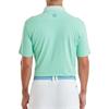 FootJoy Gents Star Geo Trim Pique Polo Shirt Seaglass