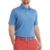 FootJoy Gents Stretch Pique Solid Polo Shirt Coastal Blue