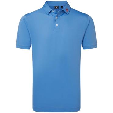 FootJoy Gents Stretch Pique Solid Polo Shirt Coastal Blue