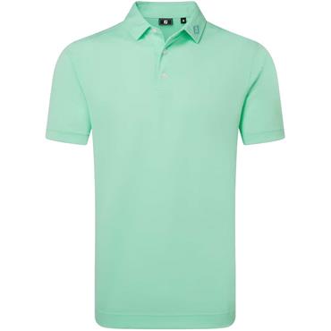 FootJoy Gents Stretch Pique Solid Polo Shirt Sea Glass