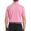 FootJoy Gents Stretch Pique Solid Polo Shirt Pink Pop