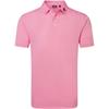 FootJoy Gents Stretch Pique Solid Polo Shirt Pink Pop