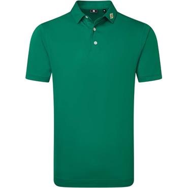 FootJoy Gents Stretch Pique Solid Polo Shirt Field Green