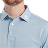 FootJoy Gents Stretch Pique Solid Polo Shirt Chambray