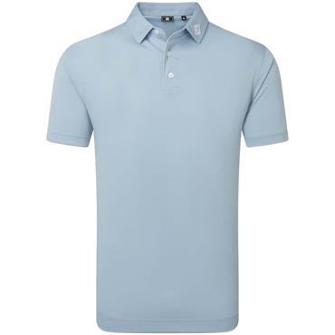FootJoy Gents Stretch Pique Solid Polo Shirt Chambray
