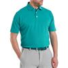 FootJoy Gents Stretch Pique Solid Polo Shirt Tile Blue