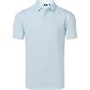 FootJoy Gents Modernist Geo Pique Polo Shirt Ice Blue