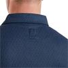 FootJoy Gents Modernist Geo Pique Polo Shirt Navy Tonal