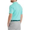 FootJoy Gents Modernist Geo Pique Polo Shirt Blue Reef Sea Glass