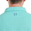 FootJoy Gents Modernist Geo Pique Polo Shirt Blue Reef Sea Glass
