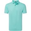 FootJoy Gents Modernist Geo Pique Polo Shirt Blue Reef Sea Glass
