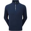 FootJoy Gents Wordmark Chill-Out Midlayer Navy - White