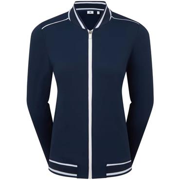 FootJoy Ladies Track Jacket Navy - White
