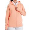 FootJoy Ladies Full-Zip Ottoman Hoodie Desert Peach 