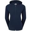FootJoy Ladies Full-Zip Ottoman Hoodie Navy
