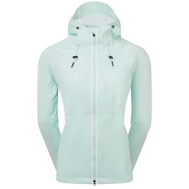 FootJoy Ladies HydroKnit Waterproof Jacket Glacial Blue - White