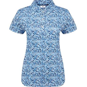 FootJoy Ladies Cap Sleeve Lisle Navy Floral Print